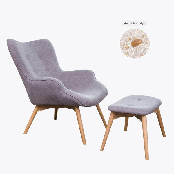 Nordic Armchair Modern Simple Small Type Leisure Tiger Chair Bedroom Balcony Lazy Man Small Sofa