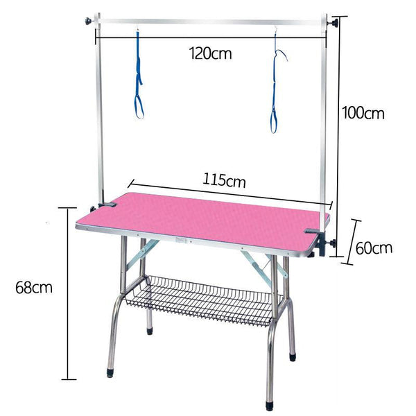 Rack Hair-cutting Fixing Pet Dog Hair-blowing Household Folding Shelf Trimming Bath Beauty Table