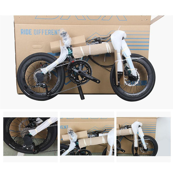 Java Foldable Bike， J-Air X1 18s (Java Aria Mini)- 16" 349 - Carbon Fiber - Ultra Light Only 9.6Kgs