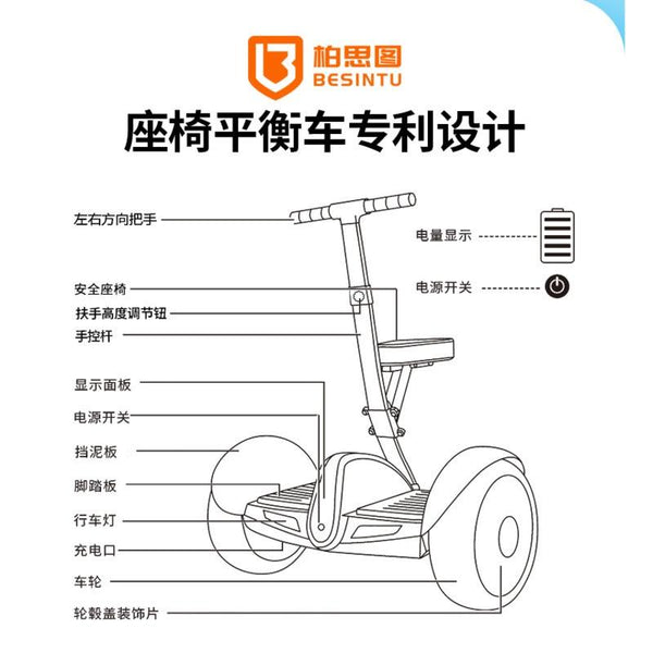Hoverboard New Intelligent Electric Leg Controlled Balance Car Children's Mount Adult Body Feeling