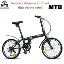 Hito Foldable Bike X6 20/22 Inch Foldable Bicycle Shimano 7-speed Variable Speed Bicycle Ultra-light