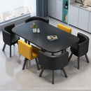 Dining Table And Chair Office Negotiation Table And Chair Small Apartment Combination Dining Table