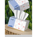 [4 Packs] Wood Pulp Facial Tissue for Hand Wiping