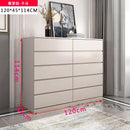 All Solid Wood Simple Modern Drawer Locker Living Room Bedroom Storage Cabinet Chest of Drawers