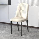 APOLLO Nordic PU Leather Dining Chair Household Soft Bag Leisure Chair Modern Hotel Chair