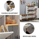 Shoe Rack Nordic Tipping Bucket Household Entrance Large Capacity Storage Porch Cabinet Indoor