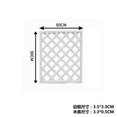 Garden Fence Anticorrosive Wood Fence Outdoor Garden Fence Climbing Flower Rack