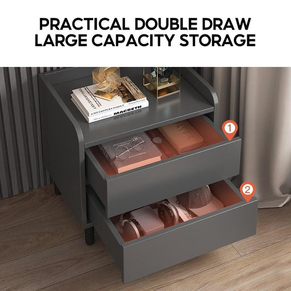 Bedside Cabinets with Drawers Furniture Wood Bedside Table Multiple Styles Bedside Table