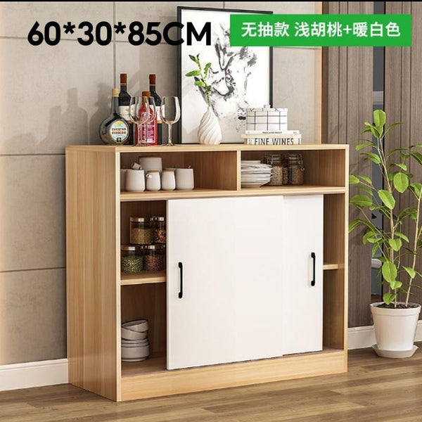 Zxd 【In Stock】Kitchen Cabinet Sideboard Sliding Door Balcony Kitchen Storage Bay Window Storage