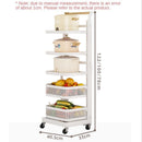 Kitchen pot rack multi-layer storage rack floor type household vegetable pot rack multi-functional