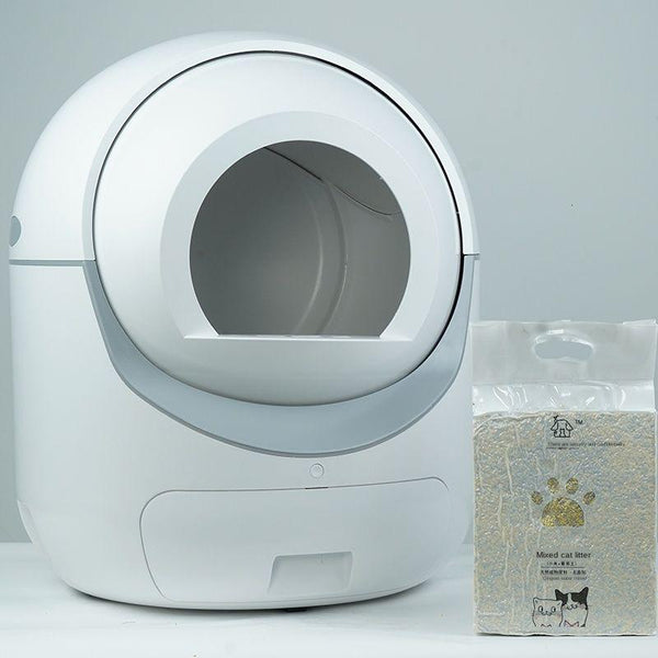 Intelligent Home Fully and Toilet Pet Enclosed Automatic Cat Litter Basin Electric Shovel Large