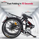 [SG READY STOCK] 20 Inch Foldable Bicycle 7-speed Variable Speed Bicycle High-carbon Steel Folding