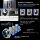 Safe Box Mechanical Code 1000℃ Fireproof Waterproof Lock 80 / 60 / 45cm All Steel Anti-theft Office