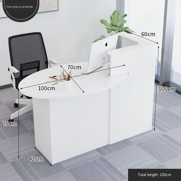 Cashier counter commercial bar shop beauty salon clothing store modern minimalist front desk table