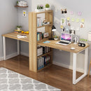 【🇸🇬 Ready Stock】Desk Bookcase Series Of Twins With Student Double Home Writing Table Study Table