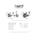Father and Son Double Bike Folding Couple Tour Two People Riding Parent-child Three-person Bicycle