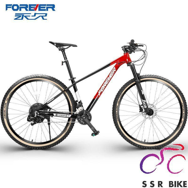 Forever Mountain Bike 29 Inch Air Fork by Wire Mountain Bicycle Variable Speed Adult Light Oil Disc