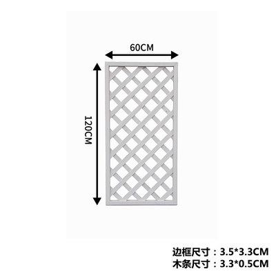 Garden Fence Anticorrosive Wood Fence Outdoor Garden Fence Climbing Flower Rack
