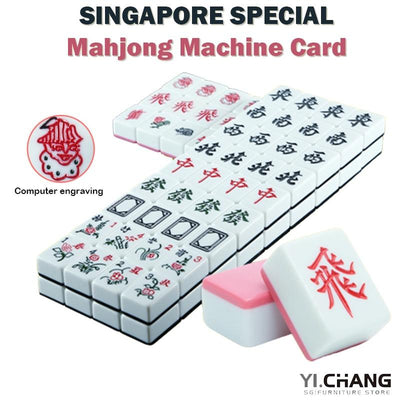 YICHANG Automatic Mahjong Tiles For Singapore Mahjong Tiles 3/4 Person
