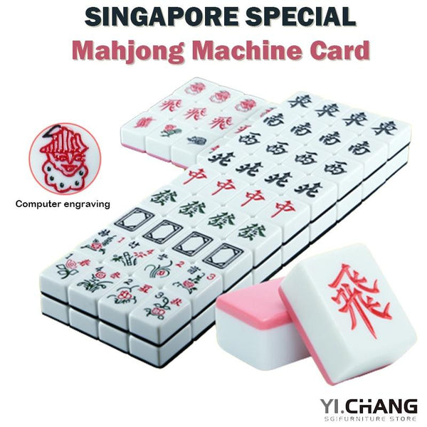 YICHANG Automatic Mahjong Tiles For Singapore Mahjong Tiles 3/4 Person
