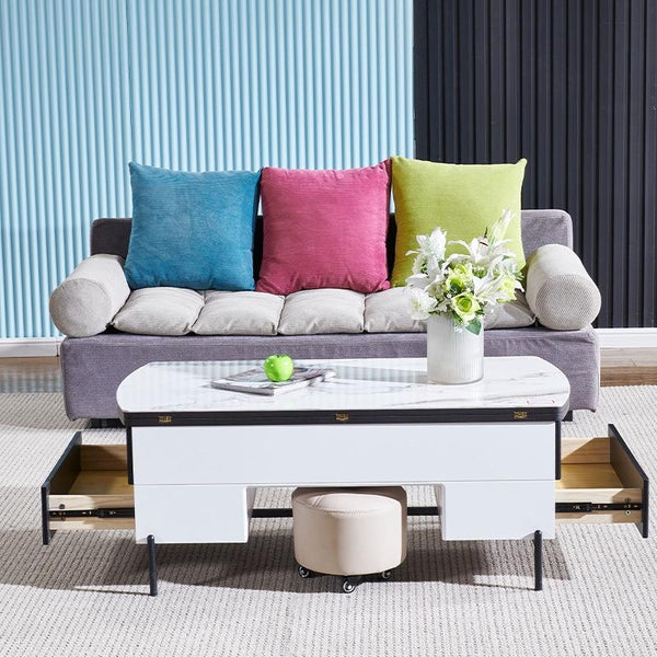 Coffee Table Lift Living Room Coffee Table Folding Telescopic Storage Tea Table