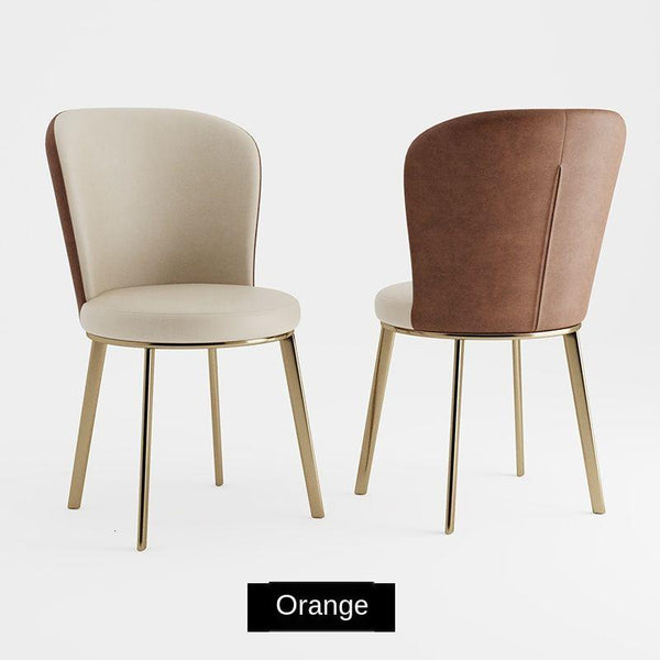 Nordic Dining Chair Ins Bedroom Lounge Chair Dressing Table Makeup Back Chair（Color Customization）
