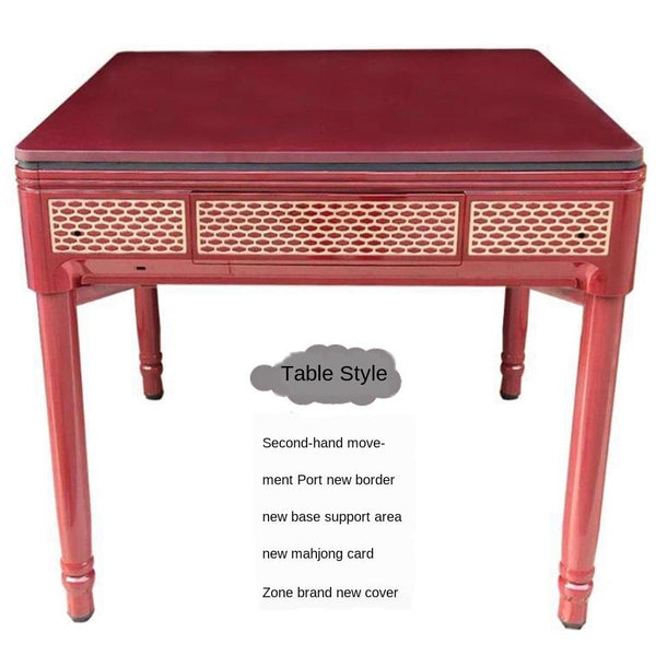SHANJIE Majiang Table Second-hand Machine Full-automatic Mahjong 90% New Household Mobile Folding