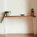 Youshang Furniture Nordic Simple Strip Rectangular Iron Solid Wood Wall Narrow Sofa Back Several