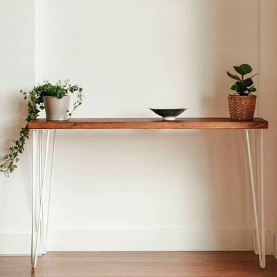 Youshang Furniture Nordic Simple Strip Rectangular Iron Solid Wood Wall Narrow Sofa Back Several