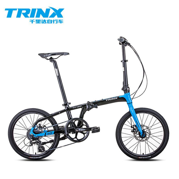 ✨（In stock）TRINX Folding Bike 20 Inch Shimano 8-level Variable Speed Disc Brake Aluminum Alloy Small