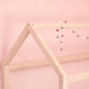 Nordic Children's Bed Floor-to-ceiling Bed 5 X 5cm Wooden Frame House Bed Custom-made Shake Sound