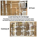 Stainless Steel Flower Rack Indoor/Outdoor Metal Plant Rack Ladder Flower Stand For Balcony Garden