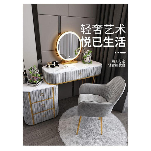 Luxury Marble Light Bedroom Net Red Style Modern Simple Storage Cabinet One Small Family Dressing