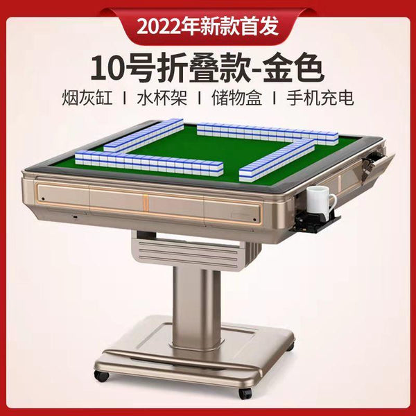YICHANG Free Installation Automatic Mahjong Table Singapore Style Mahjong Table Dining Table Dual