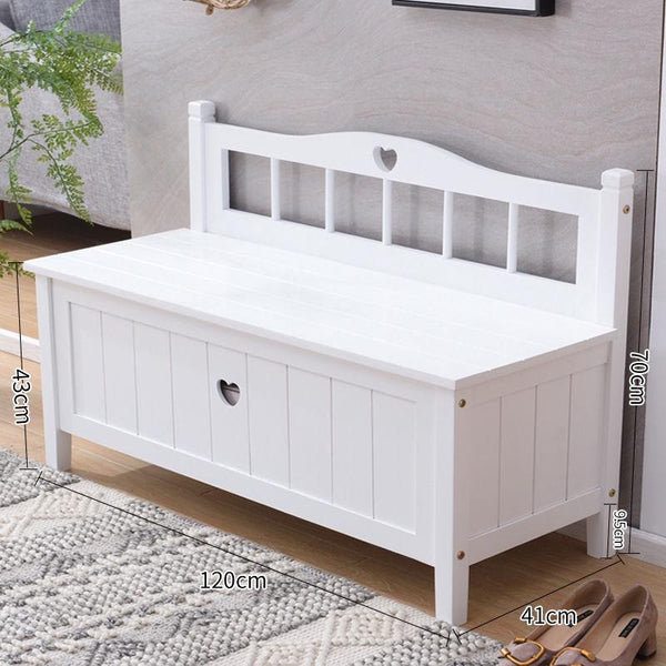 Solid Wood Replacement Shoe Stool Home Door Shoes Stool Can Sit Type Shoe Cabinet Storage Bench
