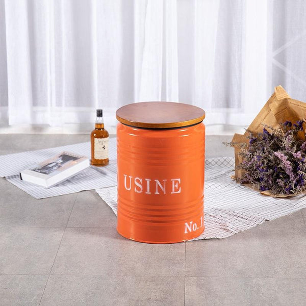 Dining Vintage Industrial Wind Chair Iron Bucket European Bar Change Shoe To Collect Storage Stool