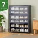 Shoe Cabinet Home Black Gray Shoe Cabinet 2022 New Flip Door Shoe Rack Cabinet