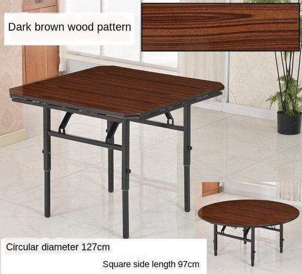 Folding Household Adjustable Dining Small Apartment Outdoor Portable Square Multifunctional Large