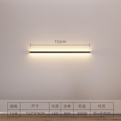 DLOS Modern Minimalist Strip Ceiling Light Nordic Living Room Bedroom Track Lights Fashion Creative