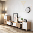 WOODYES TV Cabinet Tv Console Telescopic TV Combination Coffee Table Modern Simple Living Room