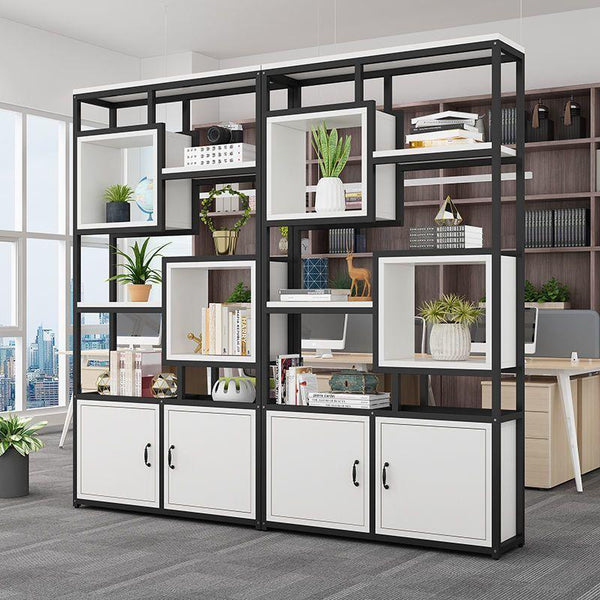 Zcm Nordic Iron Screen Partition Shelf Hollow Floor Decoration Simple Modern Living Room Creative