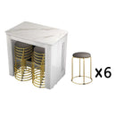 Rock Slab Folding Dining Table Retractable Ultra-thin Shrink Table Small Apartment Household Solid