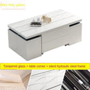 Lifting And Lowering Table Dual-use Folding Multi-functional Tea Tv Cabinet Set Storage Simple