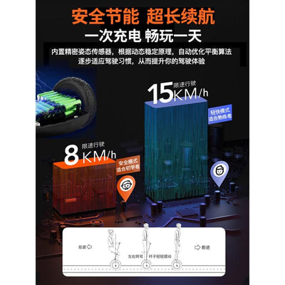Hoverboard New Intelligent Electric Leg Controlled Balance Car Children's Mount Adult Body Feeling