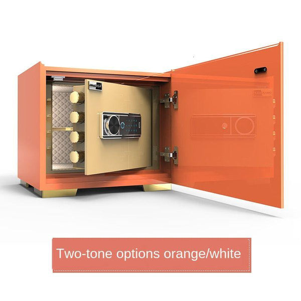 Ounes Invisible Table Smart Home Fingerprint Password Small Office All-steel Anti-theft Double Door