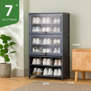Shoe Cabinet Home Black Gray Shoe Cabinet 2022 New Flip Door Shoe Rack Cabinet