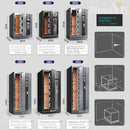 Safe Box Mechanical Code 1000℃ Fireproof Waterproof Lock 80 / 60 / 45cm All Steel Anti-theft Office