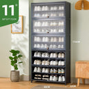 Shoe Cabinet Home Black Gray Shoe Cabinet 2022 New Flip Door Shoe Rack Cabinet