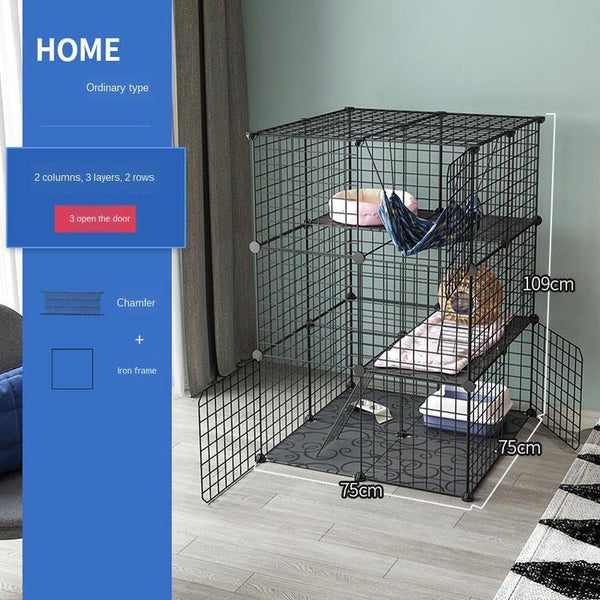 Indoor Household Double-layer Three-layer House Nest Free Cage Space Large and Medium-sized Pet Cat