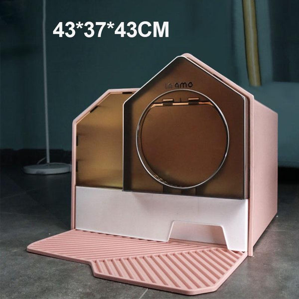 Byto Cat Litter Box Fully Enclosed Litter Box Large Space Odor-proof Cat Toilet Drawer Type Cat